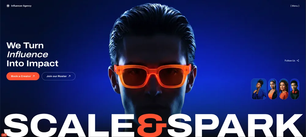 Scale & Spark website home page